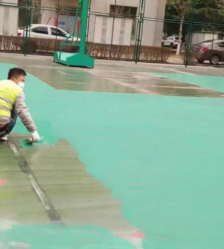 广元球场地面翻新