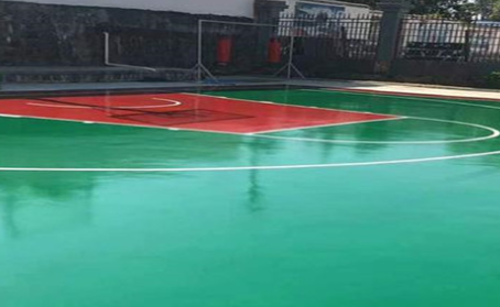 广元篮球场翻新地面